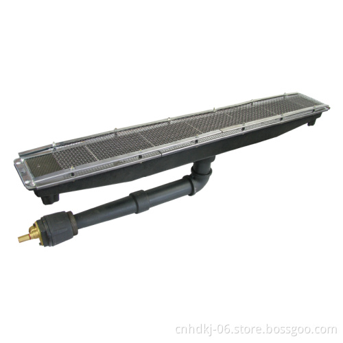 direct Radaint tunnel for food baking booth spraying gas burner